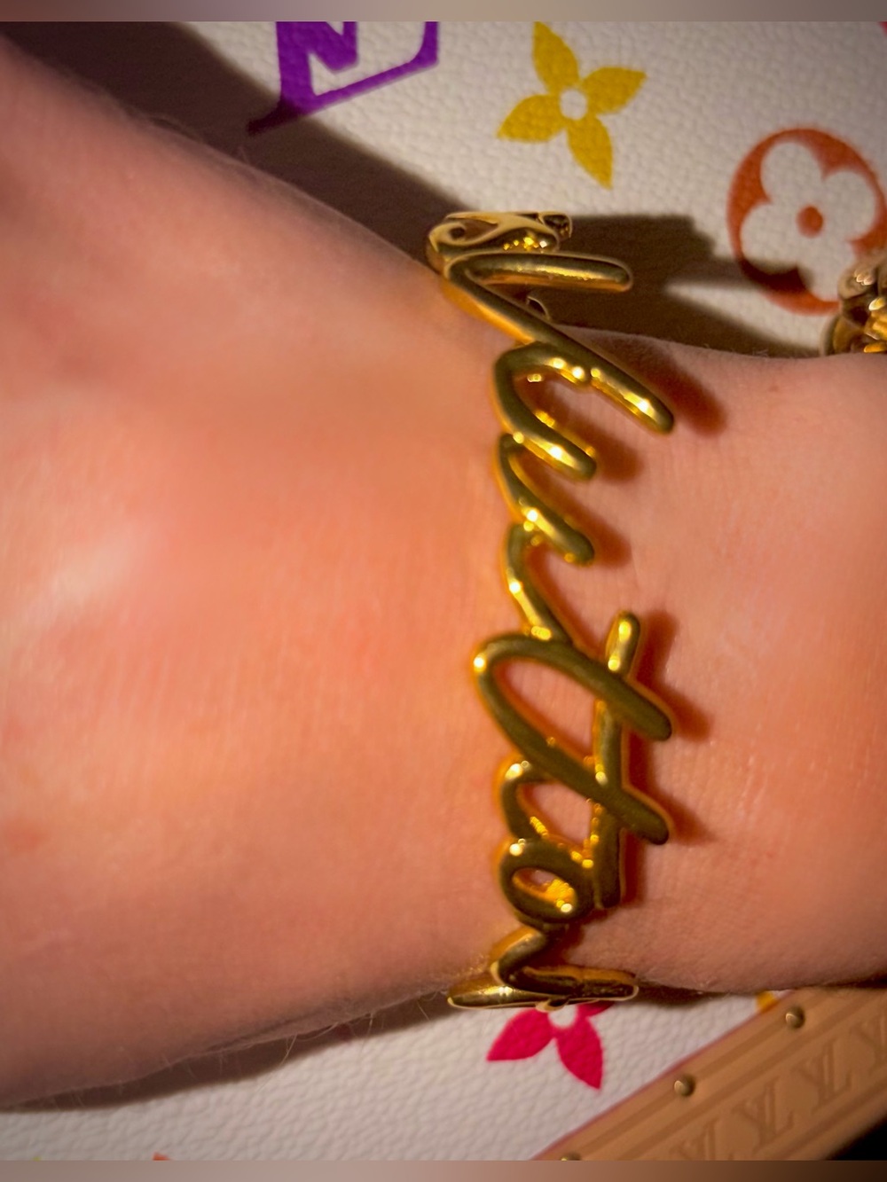 ‘Louis Vuitton Paris’ Script Cuff - Picture 8 of 9